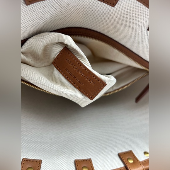 Saint Laurent YSL Panier Cutout Basket Tote Brown Cognac Caramel  $2990 - Picture 6 of 15